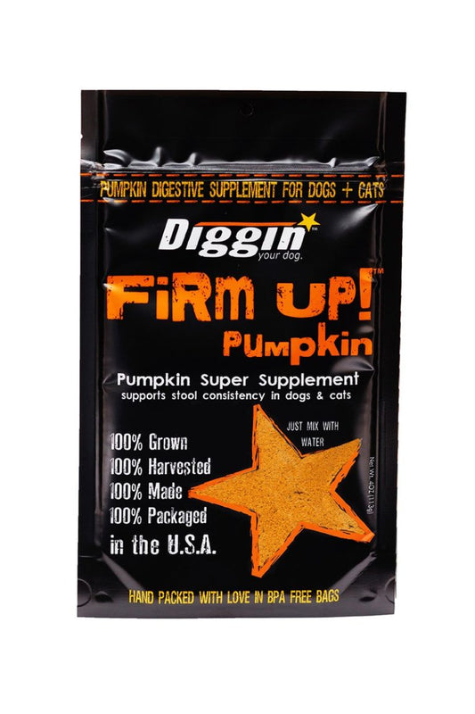 Diggin Your Dog Firm Up! Pumpkin Digestive Aid for Dogs & Cats – 1 oz
