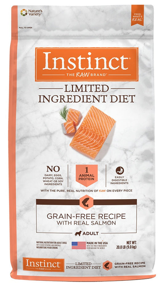 Nature's Variety Instinct Limited Ingredient Diet Salmon Dry Dog Food, 4 lb