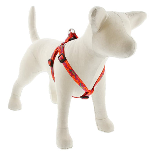 Lupine Pet Dog 3/4 In Wide 20-30 In Step  In Harness Original Designs Go Go Gecko