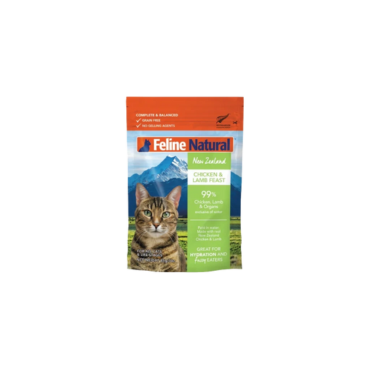 Feline Natural Chicken& Lamb Feast Pouch 3oz