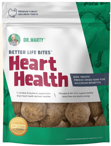 Dr. Marty Freeze Dried Treat Heart, 3.5 oz