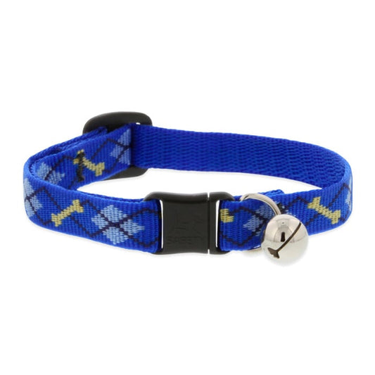 Lupine Pet Cat 1/2 In Wide 8-12 In Breakaway Safety Collar With Bell Original Designs Dapper Dog