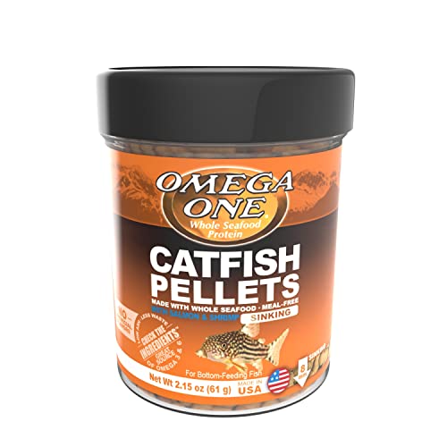 Omega One Sinking Shrimp Catfish Pellets, 8mm Pellets, 2.15 oz