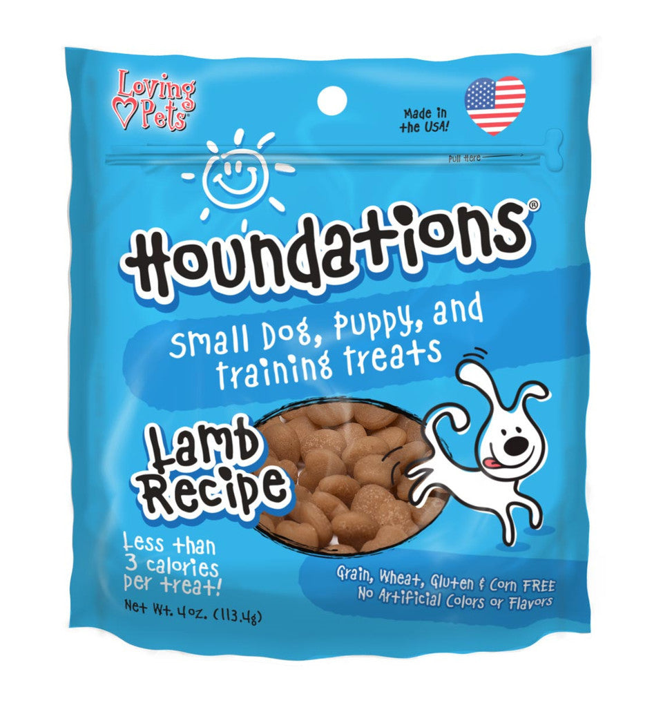 Loving Pets Houndations Dog Training Treats 4oz Lamb