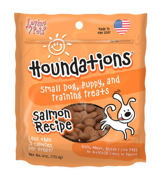 Loving Pets Houndations Dog Training Treats 4oz Salmon