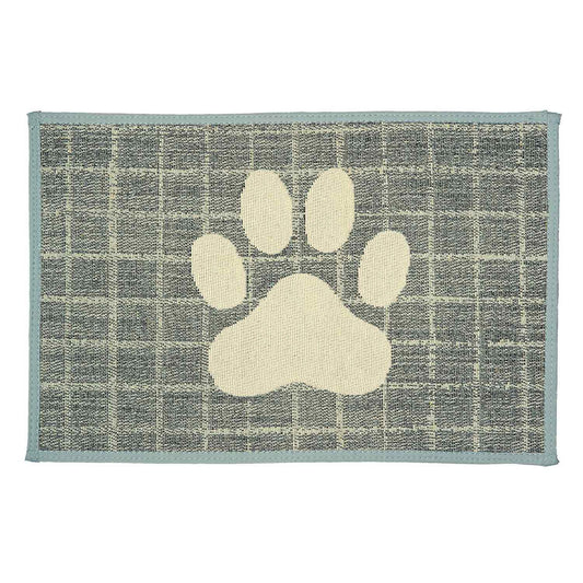 Loving Pets Fashion Pet Food & Water Mat Plaid Paws