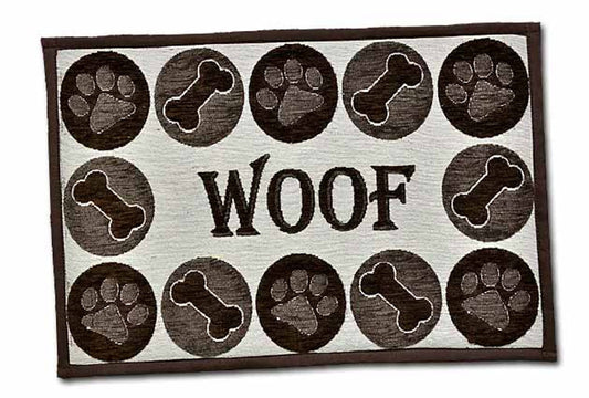 Loving Pets Fashion Pet Food & Water Mat Chenille