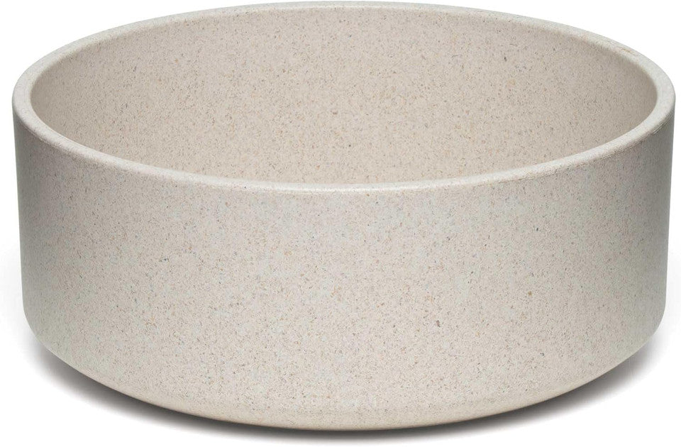 Loving Pets Dolce Bamboo Dog Dish Oat Small