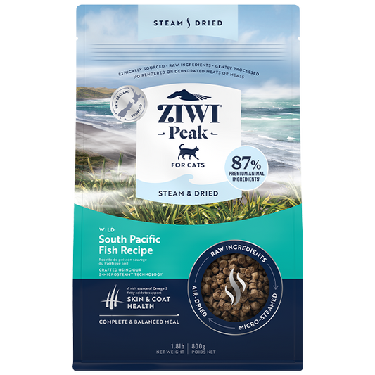 ZIWI Peak Cat Steam-Dried South Pacific Fish 1.8lb