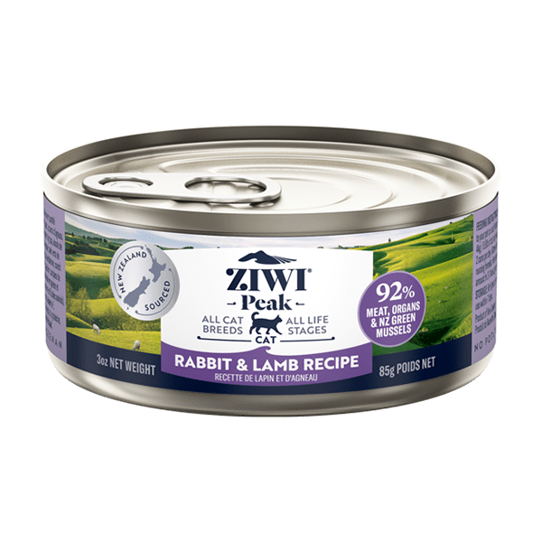 ZIWI Peak Cat Rabbit & Lamb Cat Food Can 3oz