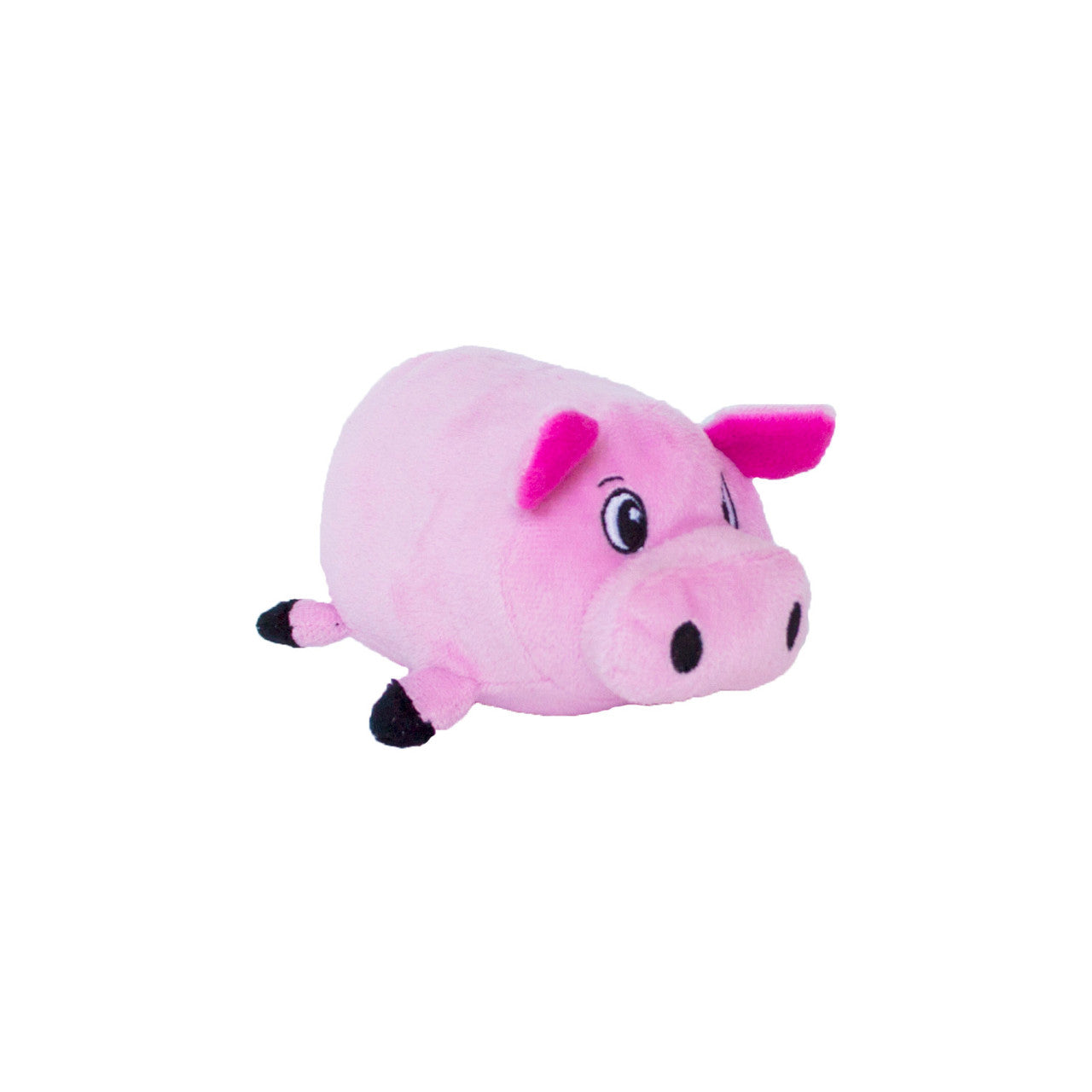 Outward Hound Fattiez Pig Plush Dog Toy, Pink, Small