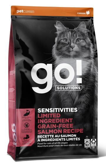 Petcurean Go! Sensitivities Limited Ingredient Grain Free Salmon Dry Cat Food 3lb