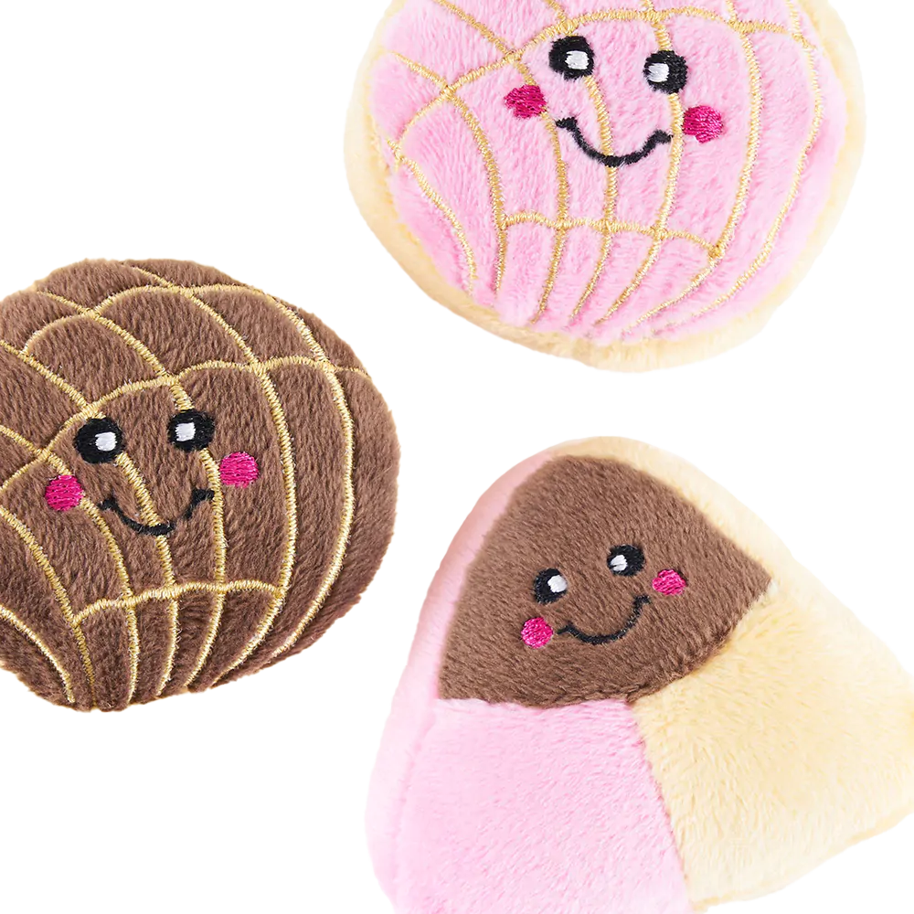ZippyPaws Miniz 3 Pack - Pan Dulce