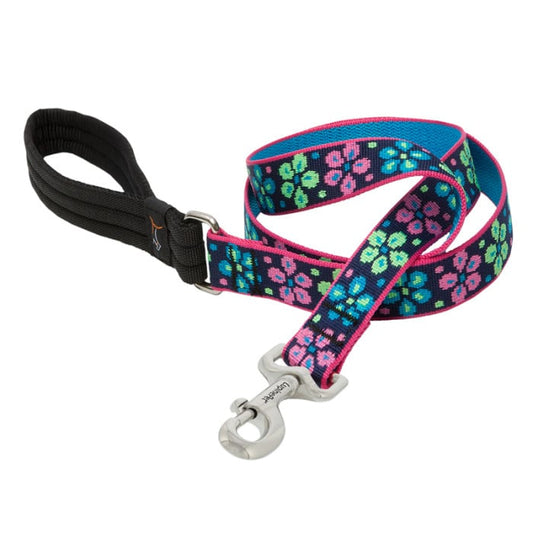 Lupine Pet Dog 6 Ft Long 1 In Leash Original Designs Flower Power