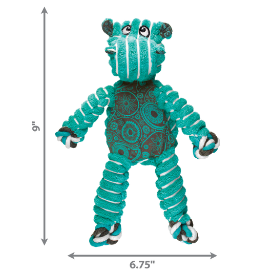 Kong Dog Toy Floppy Knots Hippo Small