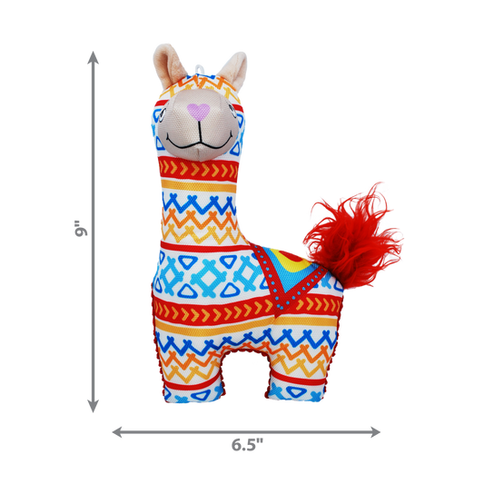 Kong Dog Toy Ballistic Vibez Llamas Assorted Small