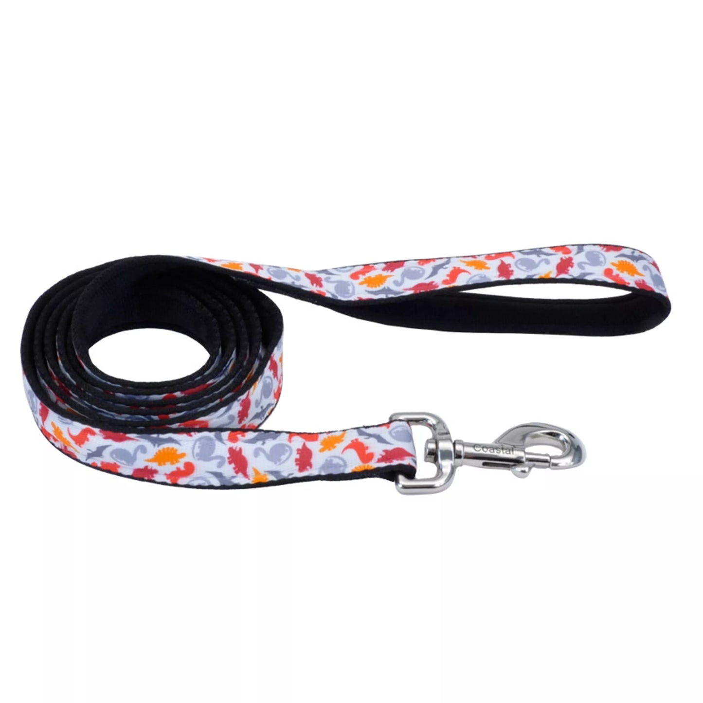 Coastal Exclusive Styles 6ft Long 1in Dog Leash Dinosaurs