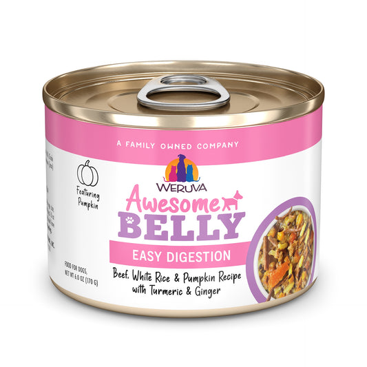 Weruva Awesome Belly Beef, Rice, & Pumpkin Wet Dog Food 6oz