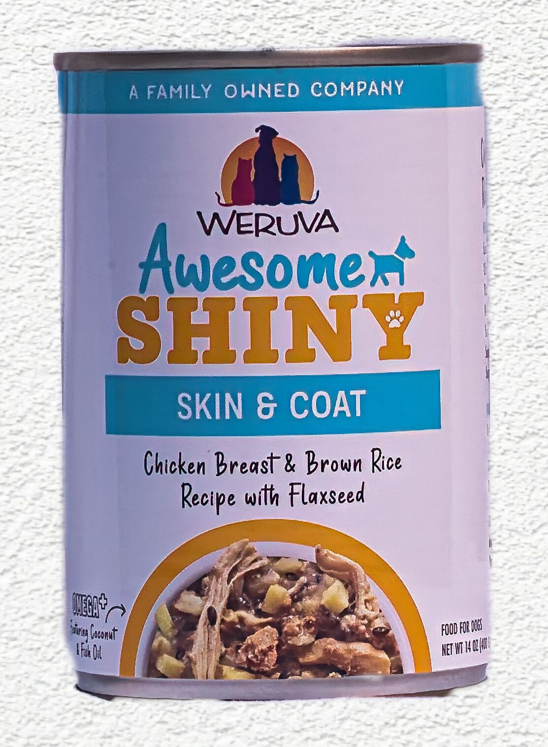 Weruva Awesome Shiny Chicken & Rice Dog Canned Food 14 oz