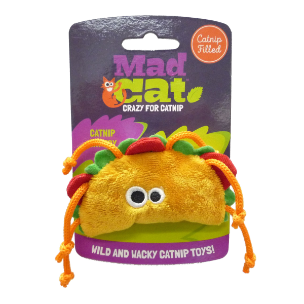 Mad Cat Tabby Taco Catnip Toy