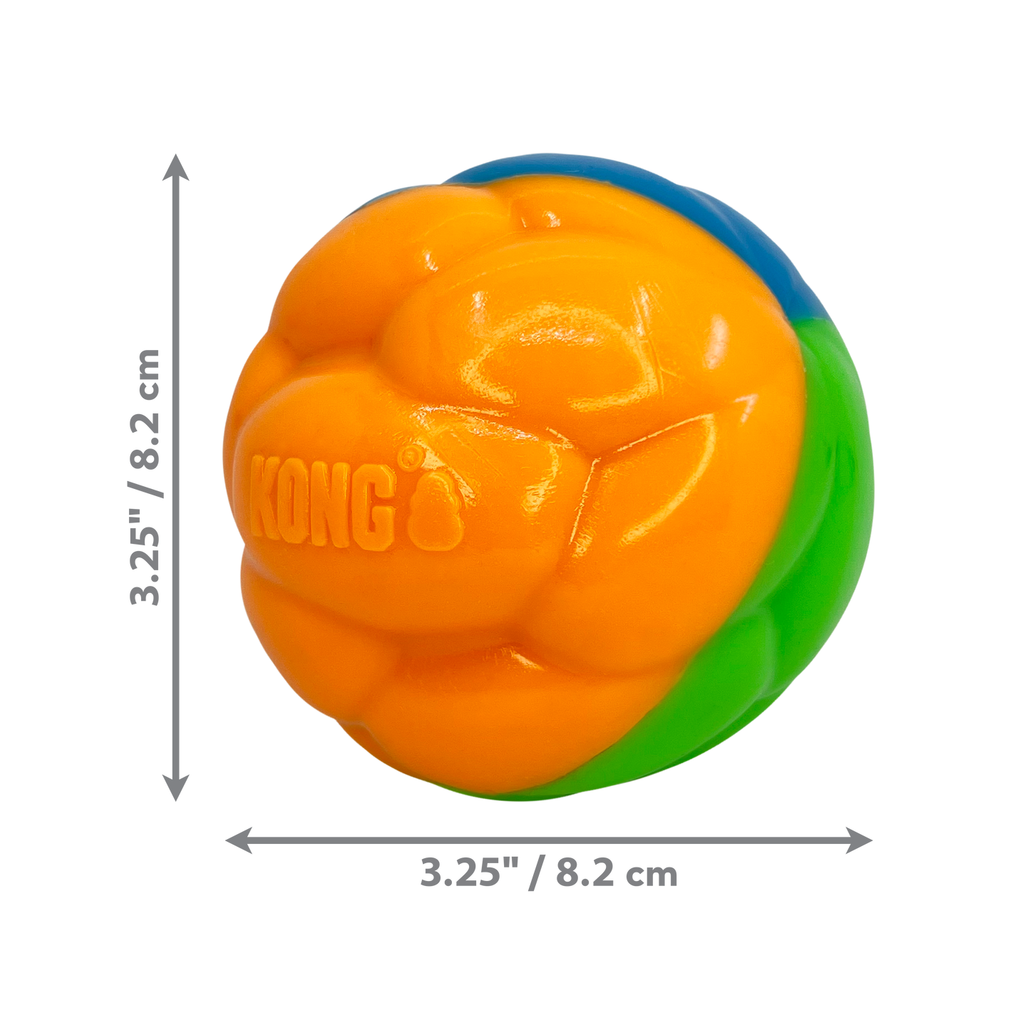 Kong Dog Toy Twistz High-Viz Ball Large