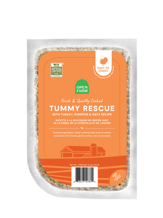Open Farm Open Farm Gently Cooked Tummy Rescue Recipe 16oz Pouch