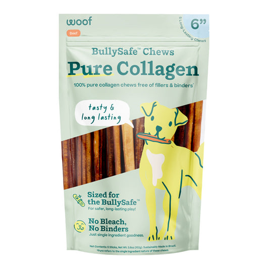 Woof BullySafe Collagen Chew 6in 5pk