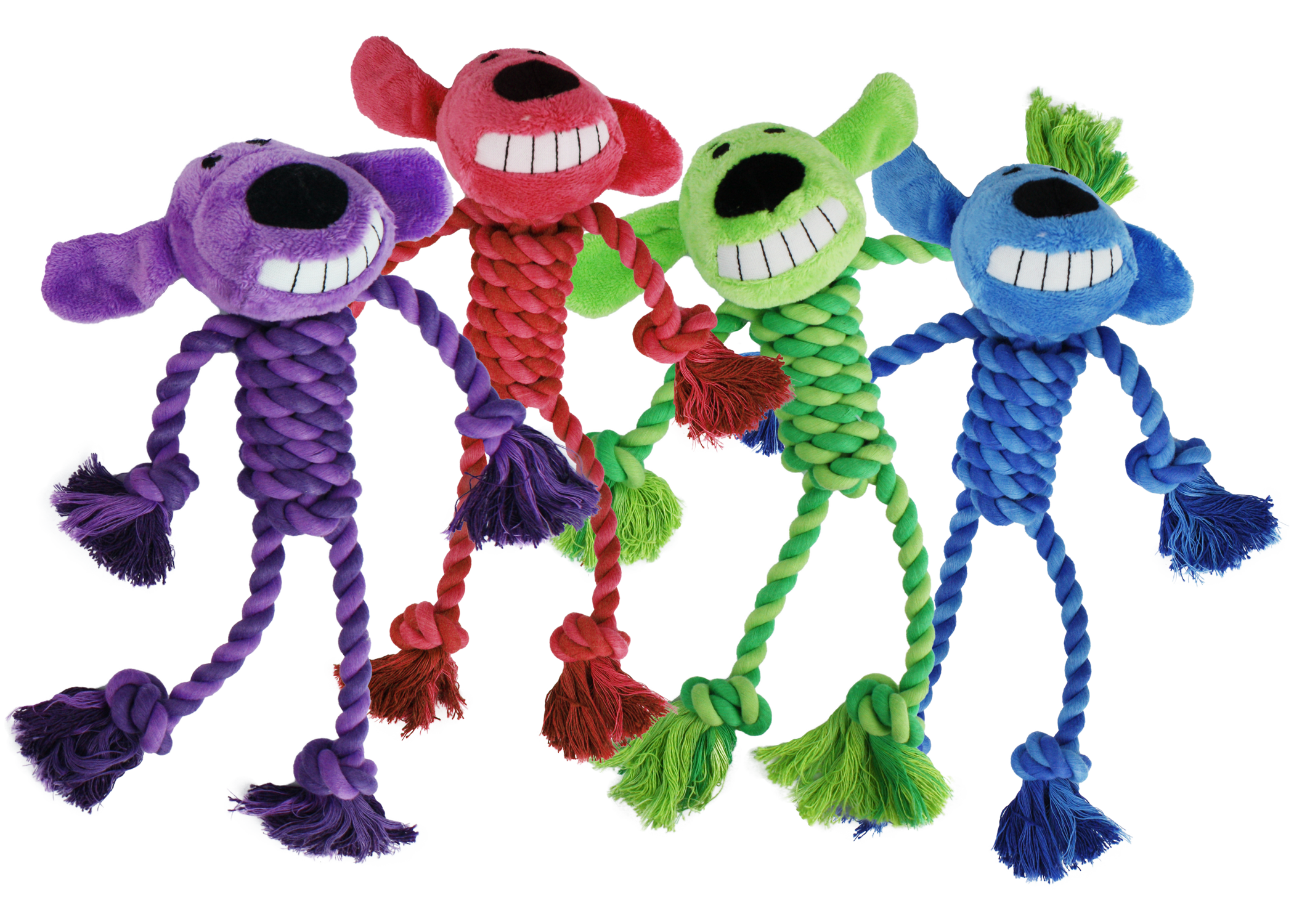 Multipet Dog Toy Rope Body Loofa 11in Assorted – Benson's Pet Center