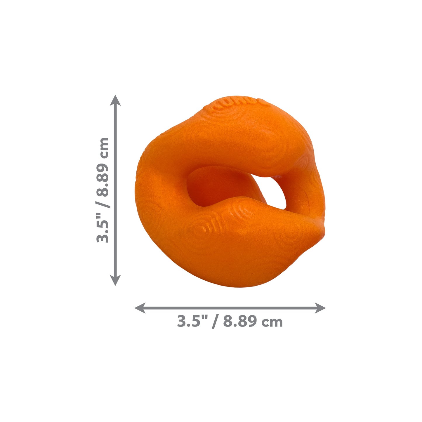 Kong Cat Toy Ogee Orb Large Assorted Colors