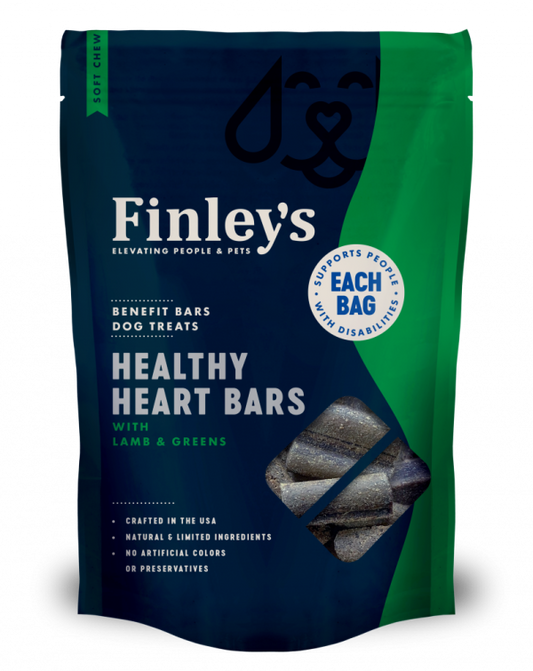 Finley's Natural Dog Treats Healthy Heart Functional Benefit Bars 16oz