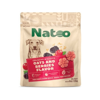 Natoo Biscuits Oats and Berries Flavor 8oz Small