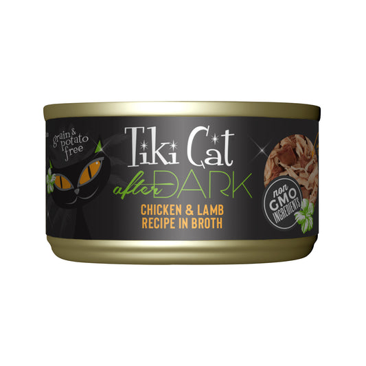 Tiki Cat After Dark Wet Cat Food Chicken & Lamb 2.8oz Can