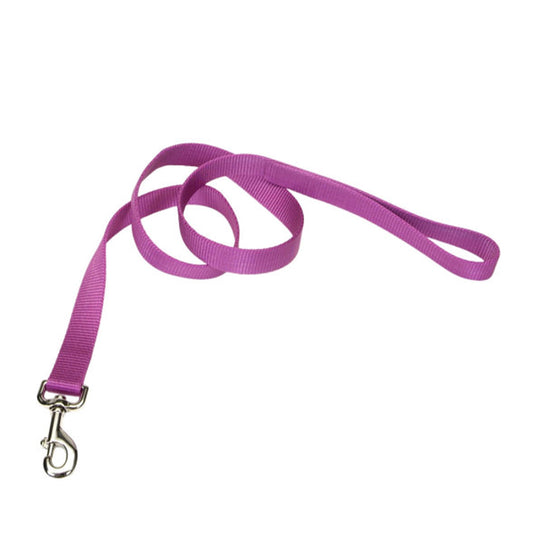 Coastal Single-Ply Dog Leash, Orchid, Small - 5/8in x 4ft