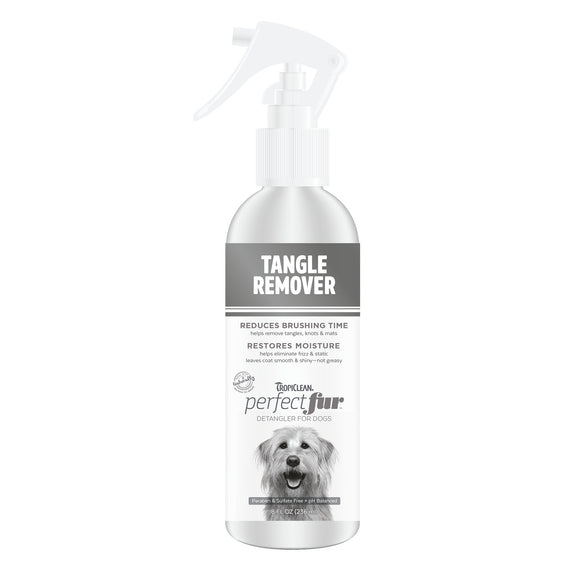 TropiClean PerfectFur Detangler Spray for Dogs, 8oz