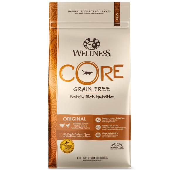 Wellness CORE Grain-Free Original Formula Dry Cat Food 2lb Bag