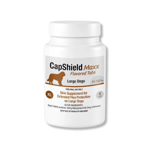 Capshield Maxx Beef Flavored Flea Tablets for Dogs 6ct 91-132lb