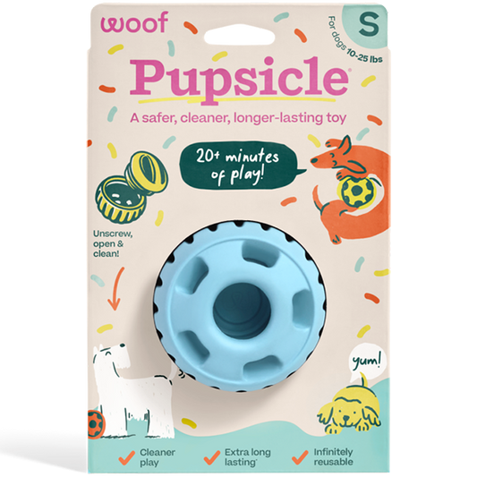 Woof Pet Dog Pupsicle Toy Blue Small