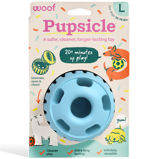 Woof Pet Dog Pupsicle Toy Blue Large