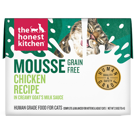 The Honest Kitchen Cat Mousse Grain Free Chicken in Goat Milk 2.8oz