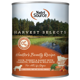 NutriSource Harvest Selects Hunter's Bounty Wet Dog Food 12.3oz