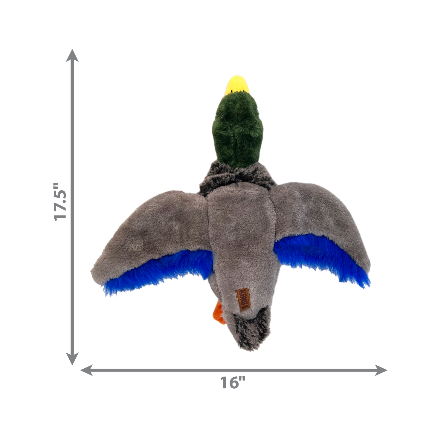 Kong Dog Toy Wild Low Stuff Mallard Medium