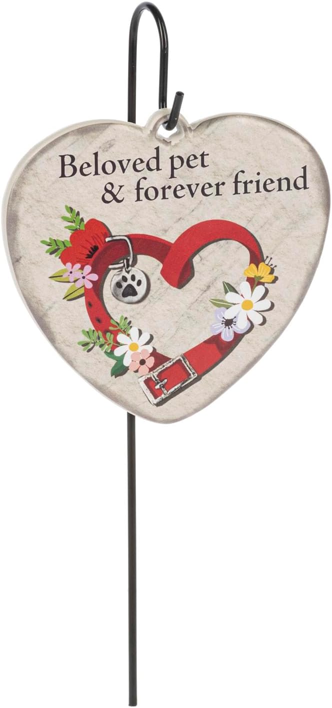 Ganz Memorial Ornament Plant Stake 3.5 x 10 In Beloved Pet Forever Friend