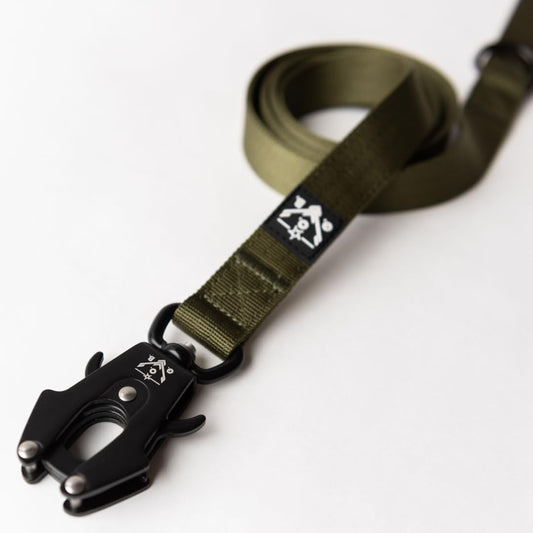 Operation Good Boy Tactical Leash Green 5ft