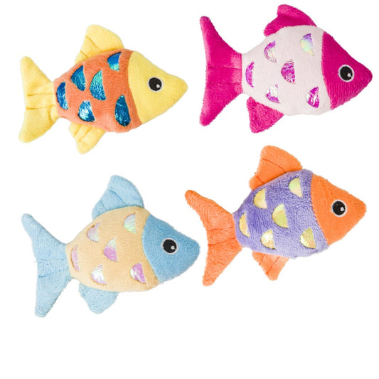 Spot Ethical Pet Cat Toy Shimmer Glimmer Fish With Catnip