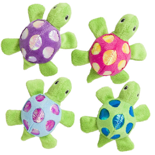 Spot Ethical Pet Cat Toy Shimmer Glimmer Turtle With Catnip