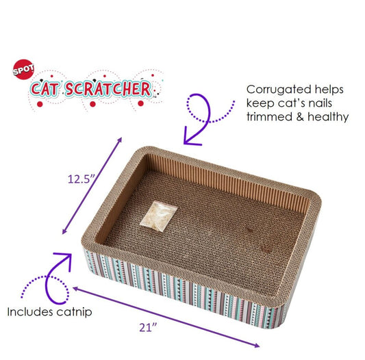 Spot Ethical Pet Cat Scratcher 17in Bed