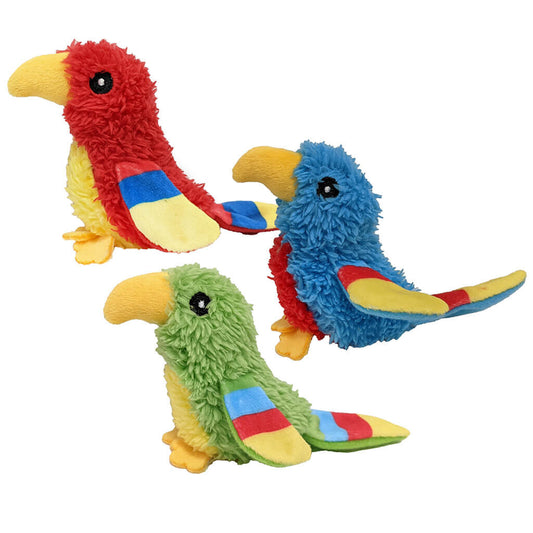 Spot Ethical Pet Cat Toy Love The Earth Parrot With Catnip Assorted