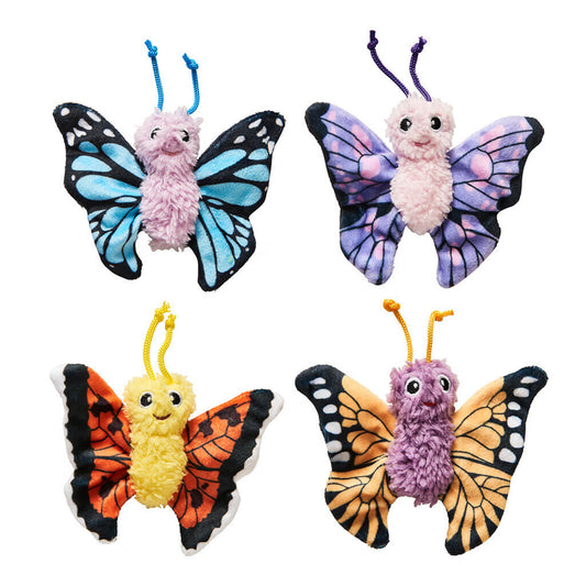 Spot Ethical Pet Cat Toy Love The Earth Butterfly 4In Assorted