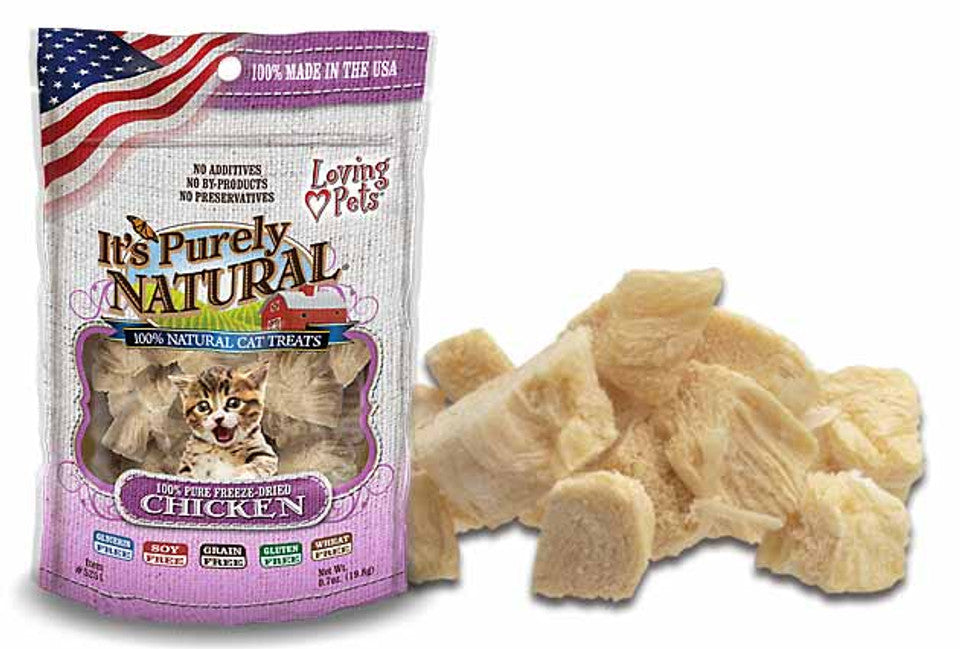 Loving Pets It's Purely Natural Freeze Dried Chicken Treats 0.6oz