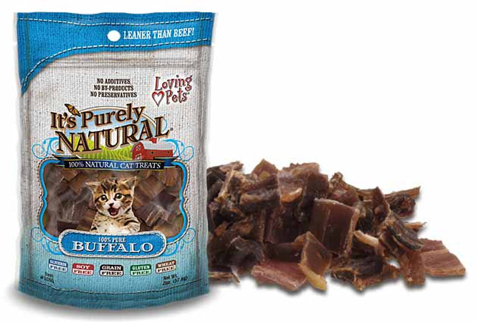 Loving Pets It's Purely Natural Buffalo Meat Strips 2oz